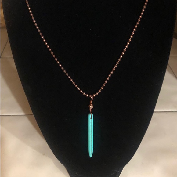 NWOT turquoise necklace. - Picture 2 of 4